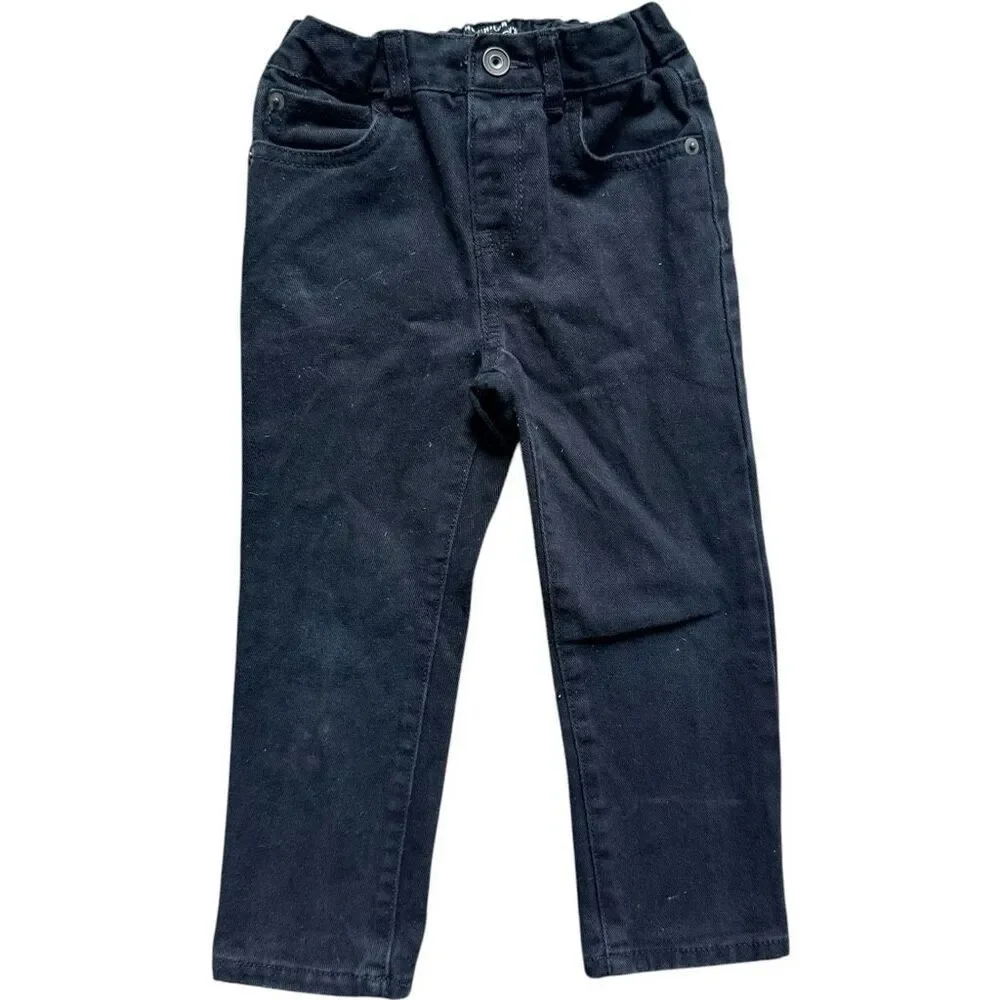 Toddler Boys The Childrens Place Black Wash Skinny Jeans - Sz 3T